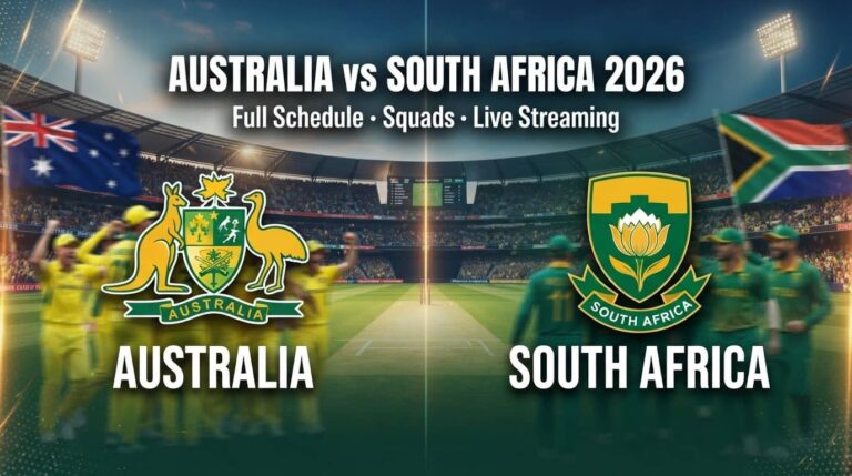 Australia vs South Africa 2026 series schedule and live streaming guide