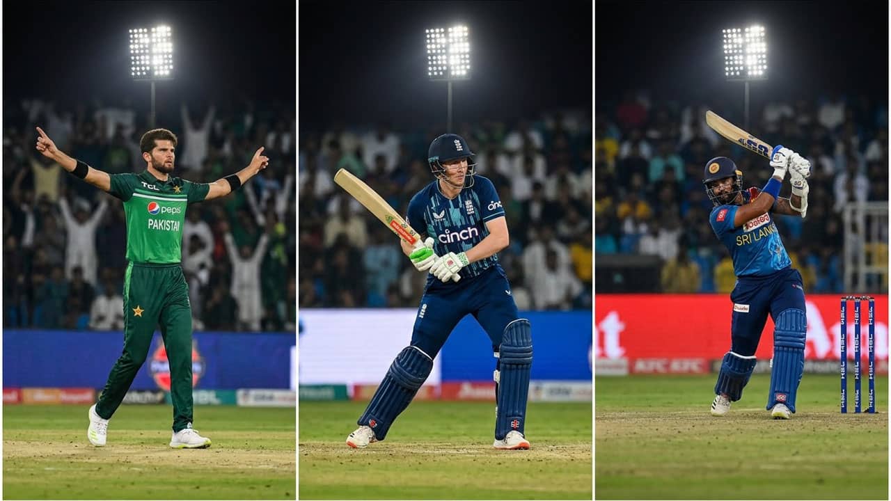 Pakistan, England and Sri Lanka cricket players during the ODI Tri-Series in Pakistan 2026